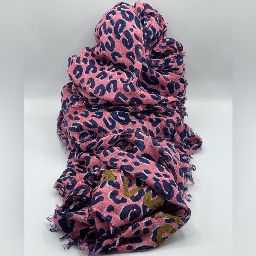 Louis Vuitton x Stephen Sprouse Graffiti Leopard Scarf Rare Wrap Limited Edition